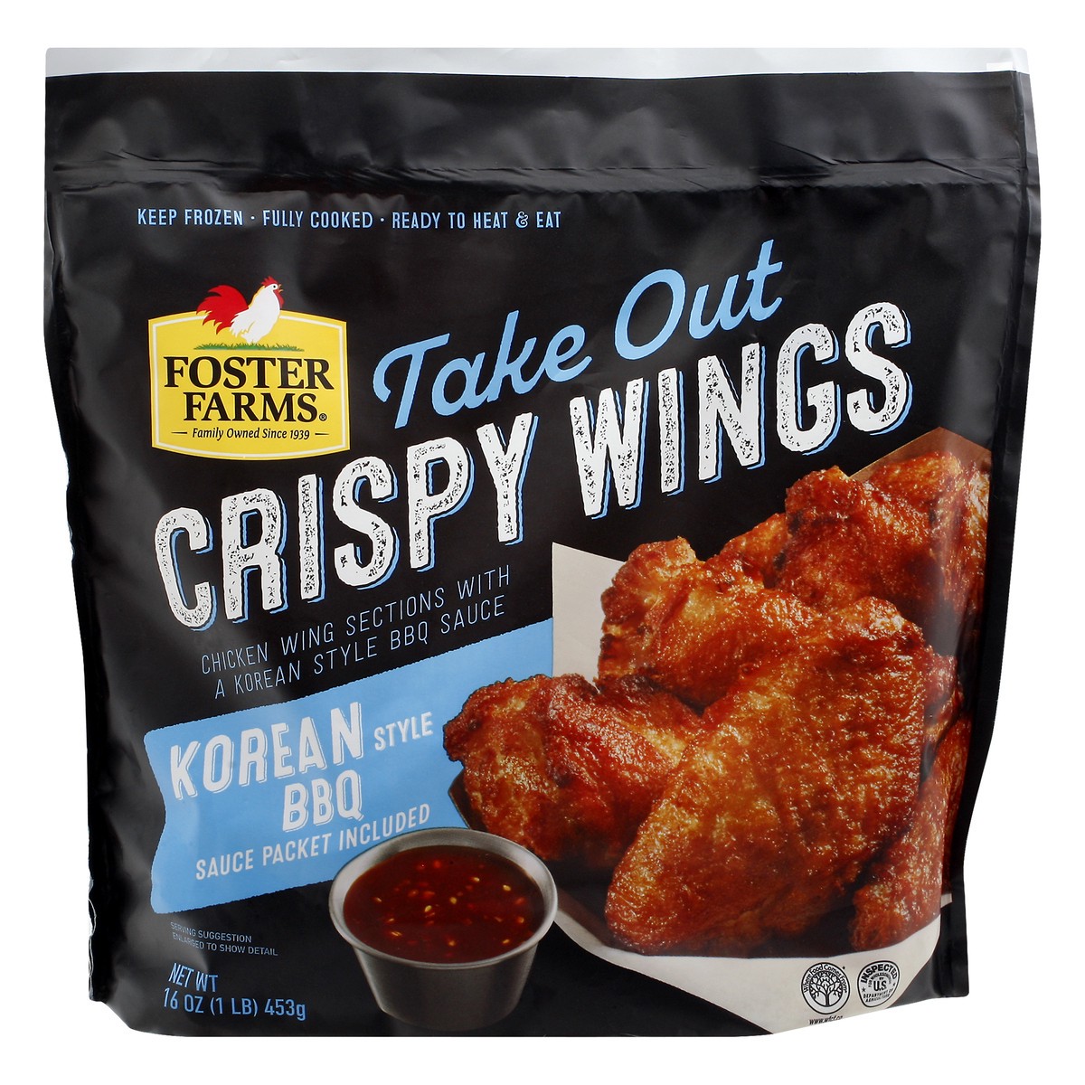 slide 7 of 12, Foster Farms Take Out Korean Style BBQ Crispy Wings 16 oz, 16 oz