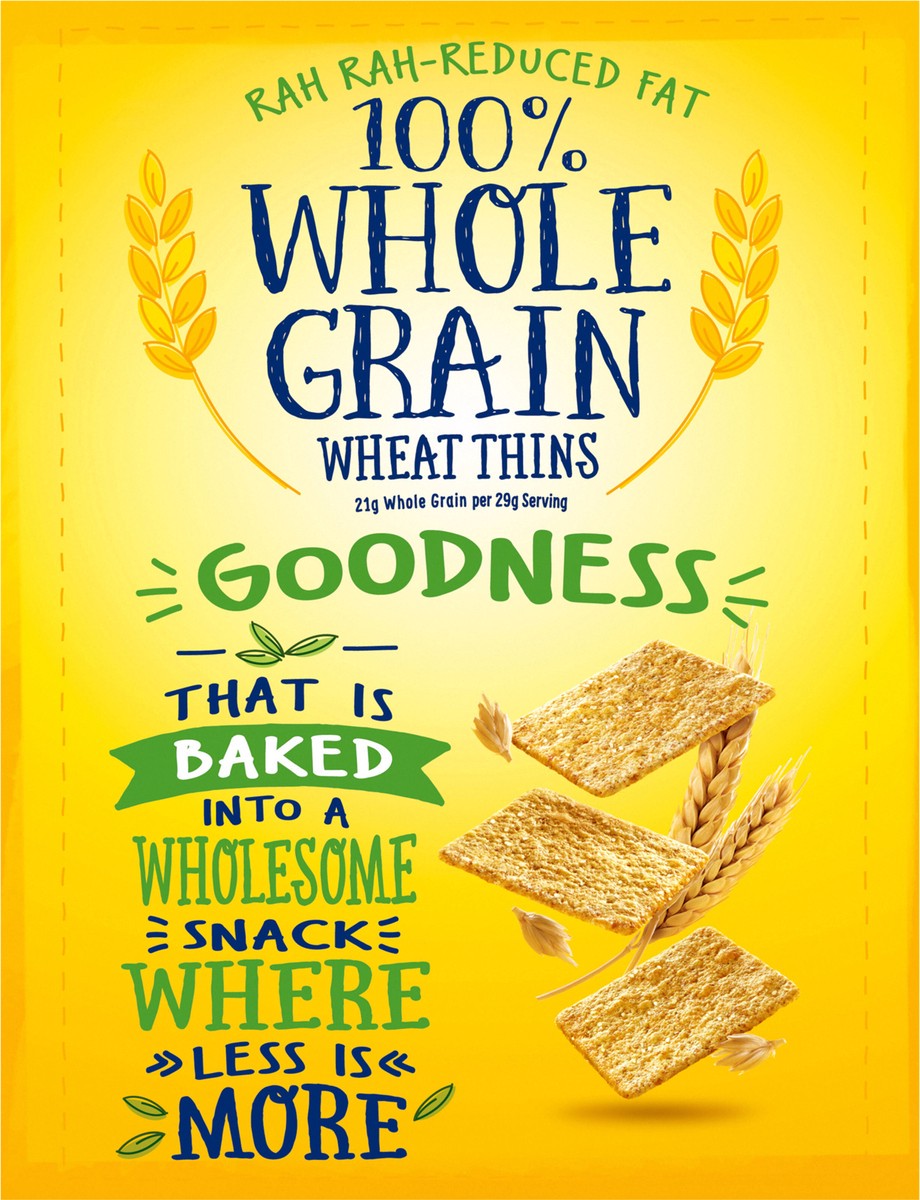 slide 5 of 9, Wheat Thins Reduced Fat Snacks, Whole Grain Wheat Crackers, Snack Crackers, Family Size, 12.5 oz, 12.5 oz