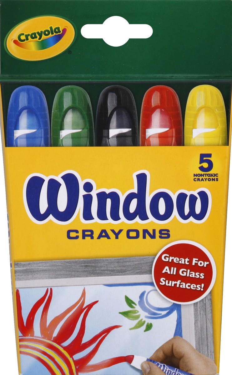 slide 2 of 4, Crayola Window Crayons, 5 ct