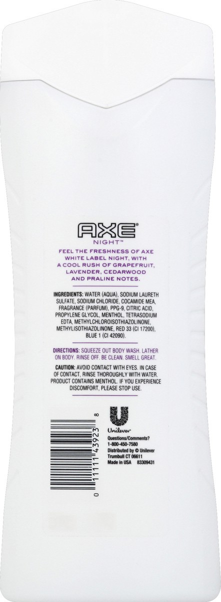 slide 6 of 6, AXE White Label Night Body Wash, 16 fl oz