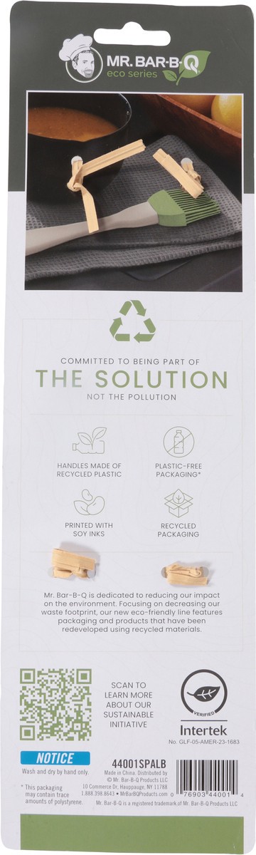 slide 7 of 12, Mr Bar B Q Sustainable Packaging 2 Pack Silicone Basting Brushes 1 Count - Each, 1 ct
