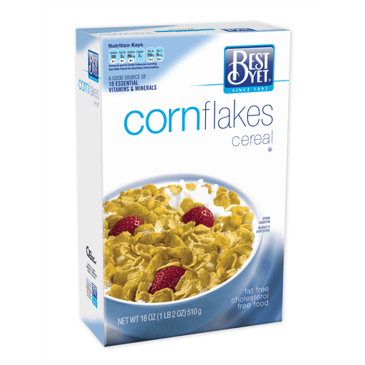 slide 1 of 1, Best Yet Cereal, Corn Flakes, 18 oz