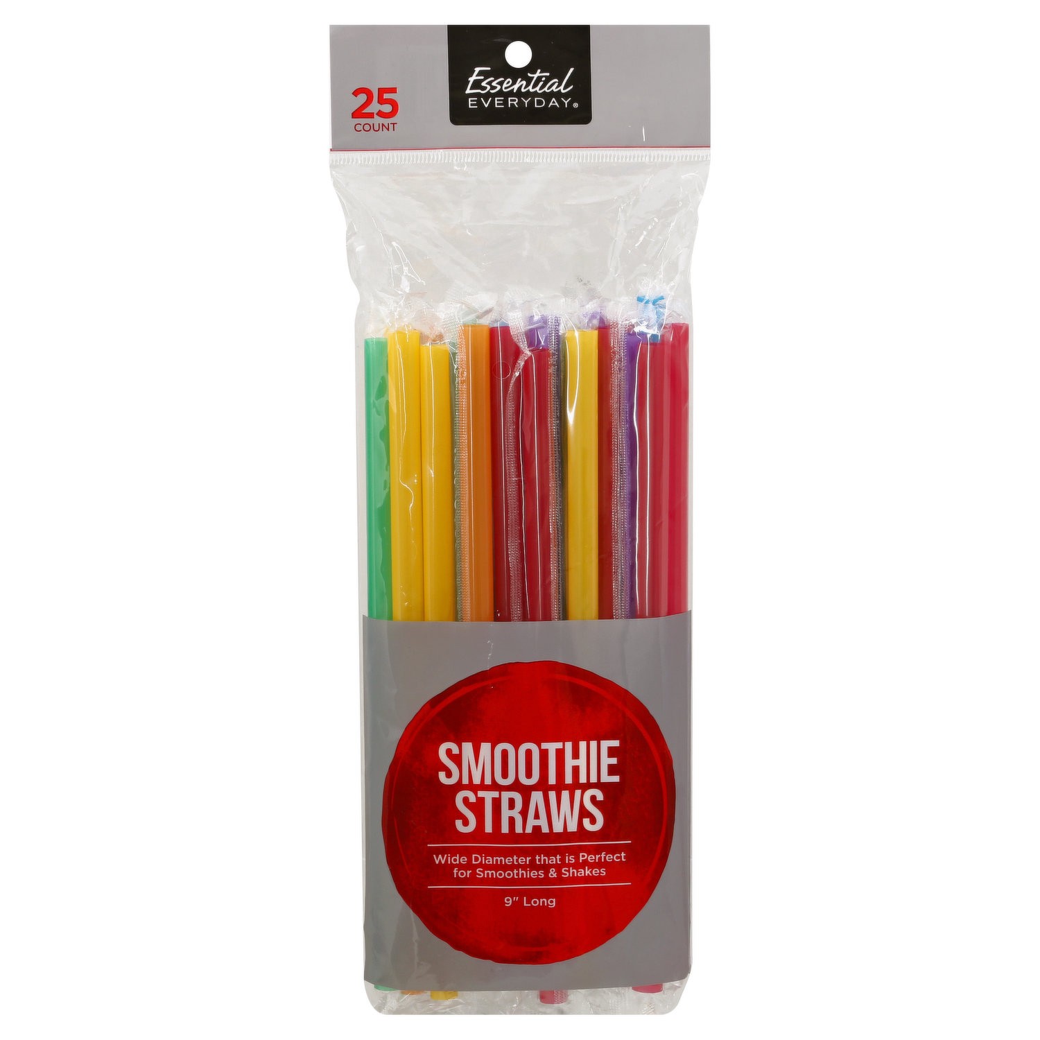 slide 1 of 1, Essential Everyday Smoothie Straw, 25 ct