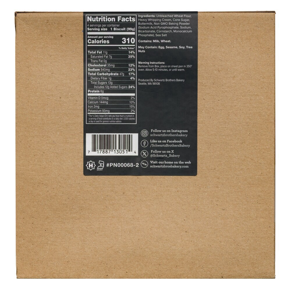 slide 2 of 2, Schwartz Brothers Bakery Shortcake Sweet Biscuits, 14 oz