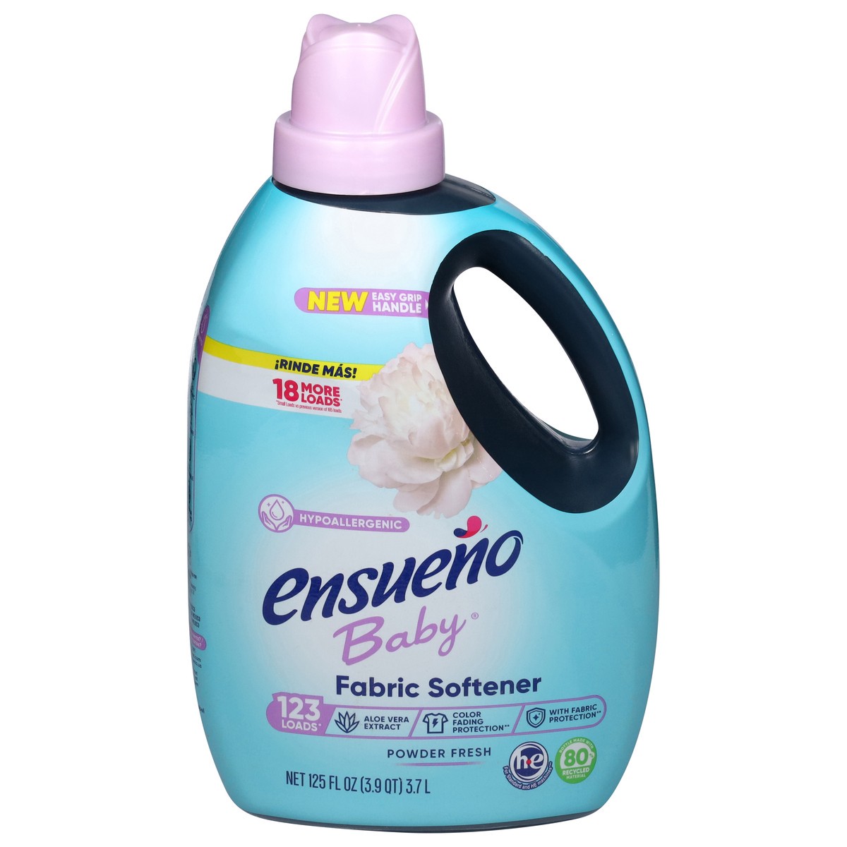 slide 1 of 12, Ensueno Baby Powder Fresh Fabric Softener 125 fl oz, 125 fl oz