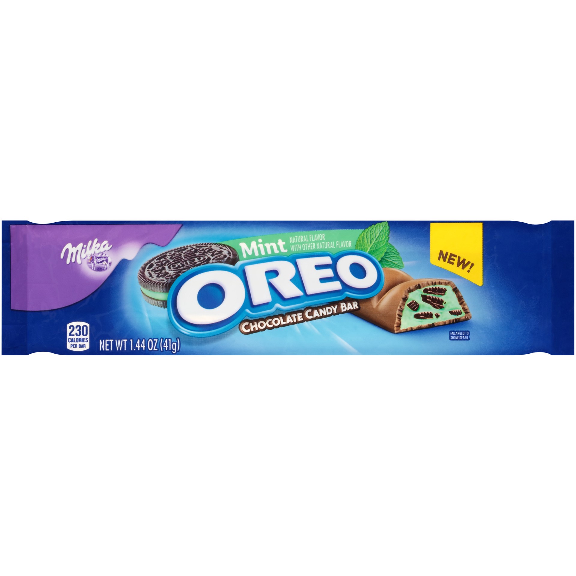 slide 1 of 5, 1.44Z Milka Oreo Mint, 0.09 lb