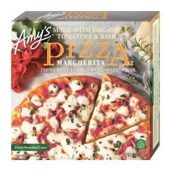 Amy's Frozen Margherita Pizza, Hand-Stretched Crust, Organic, Full Size
