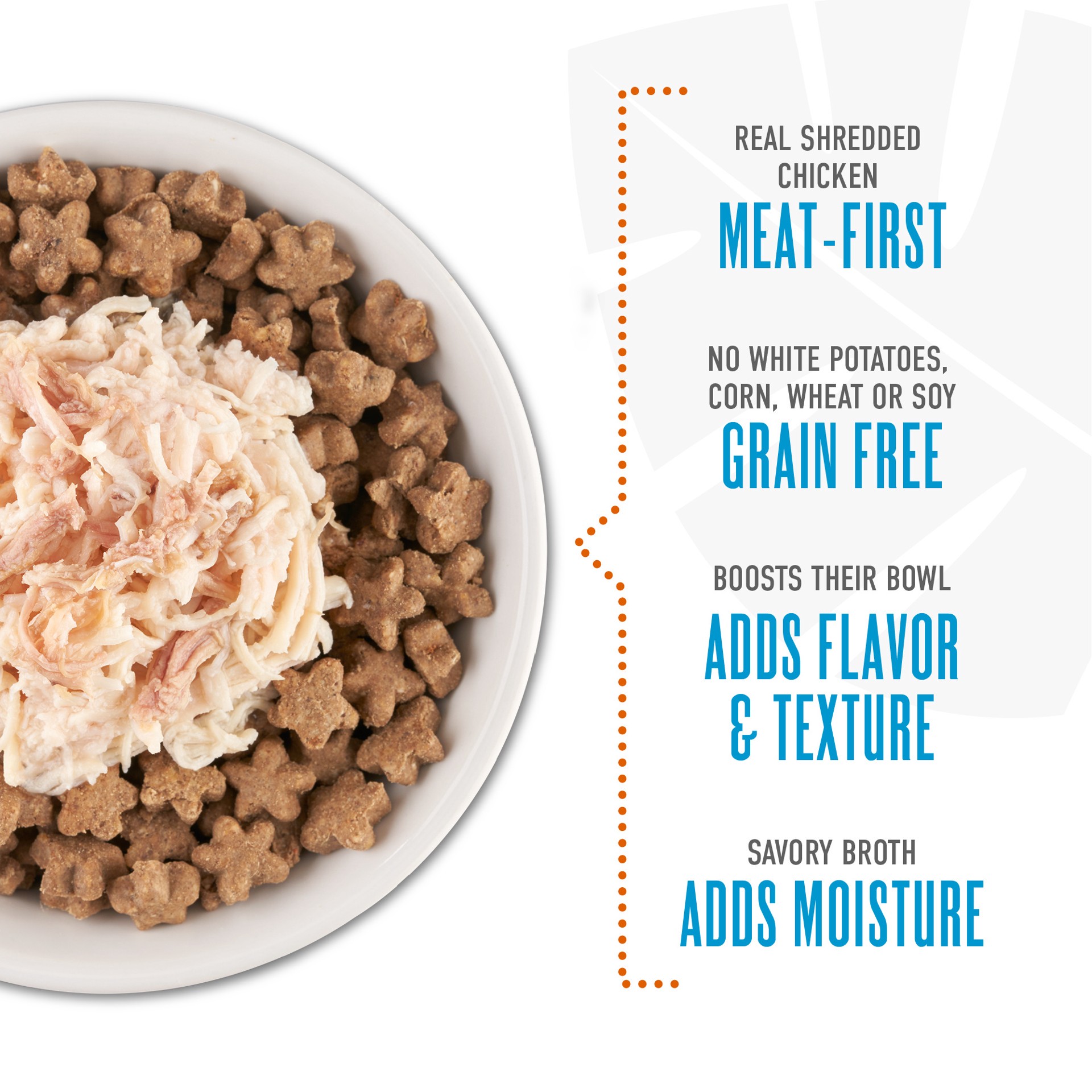 slide 5 of 7, Tiki Dog Born Carnivore Protein Booster opper, Variety Pack Dog Food Topper, 2.1 oz., Count of 12, 1 ct