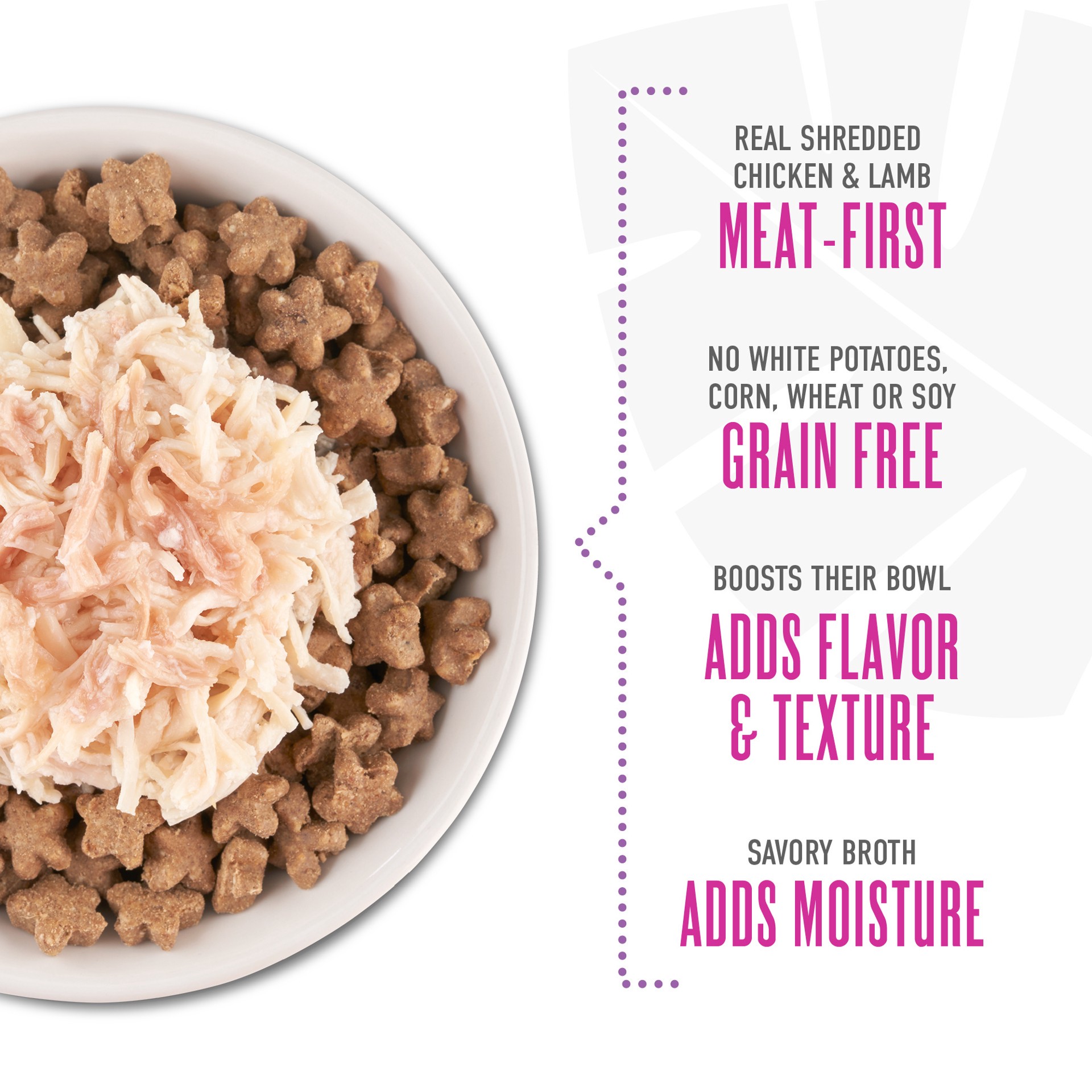 slide 6 of 7, Tiki Dog Born Carnivore Protein Booster Topper, Chicken and Lamb Recipe in Broth Dog Food Topper, 2.1 oz., 1 ct