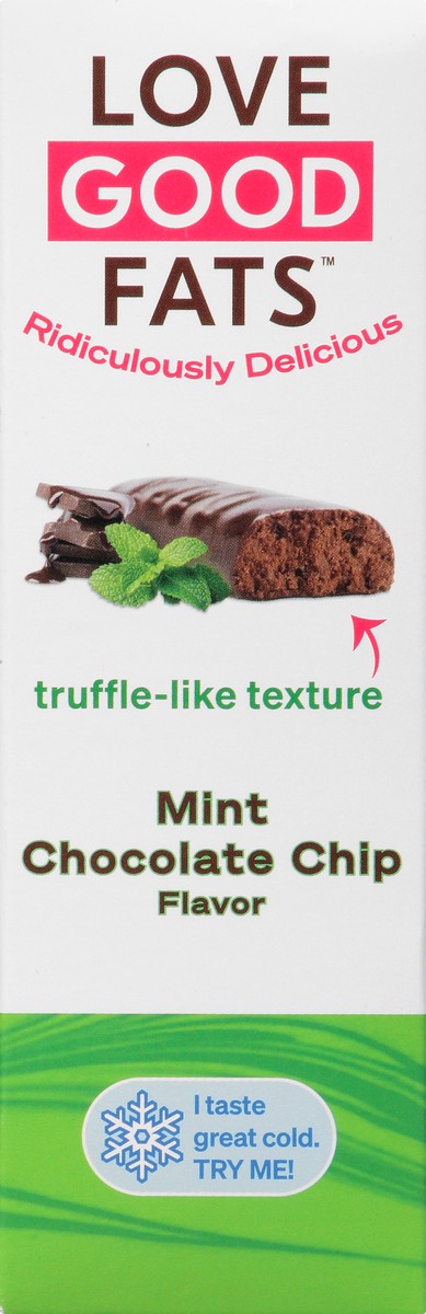 slide 7 of 9, Love Good Fats 4 Pack Mint Chocolate Chip Flavor Bars 4 ea, 4 ct