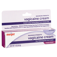 slide 7 of 29, Meijer Vagicaine Cream, 1 oz