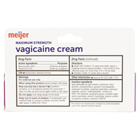slide 21 of 29, Meijer Vagicaine Cream, 1 oz