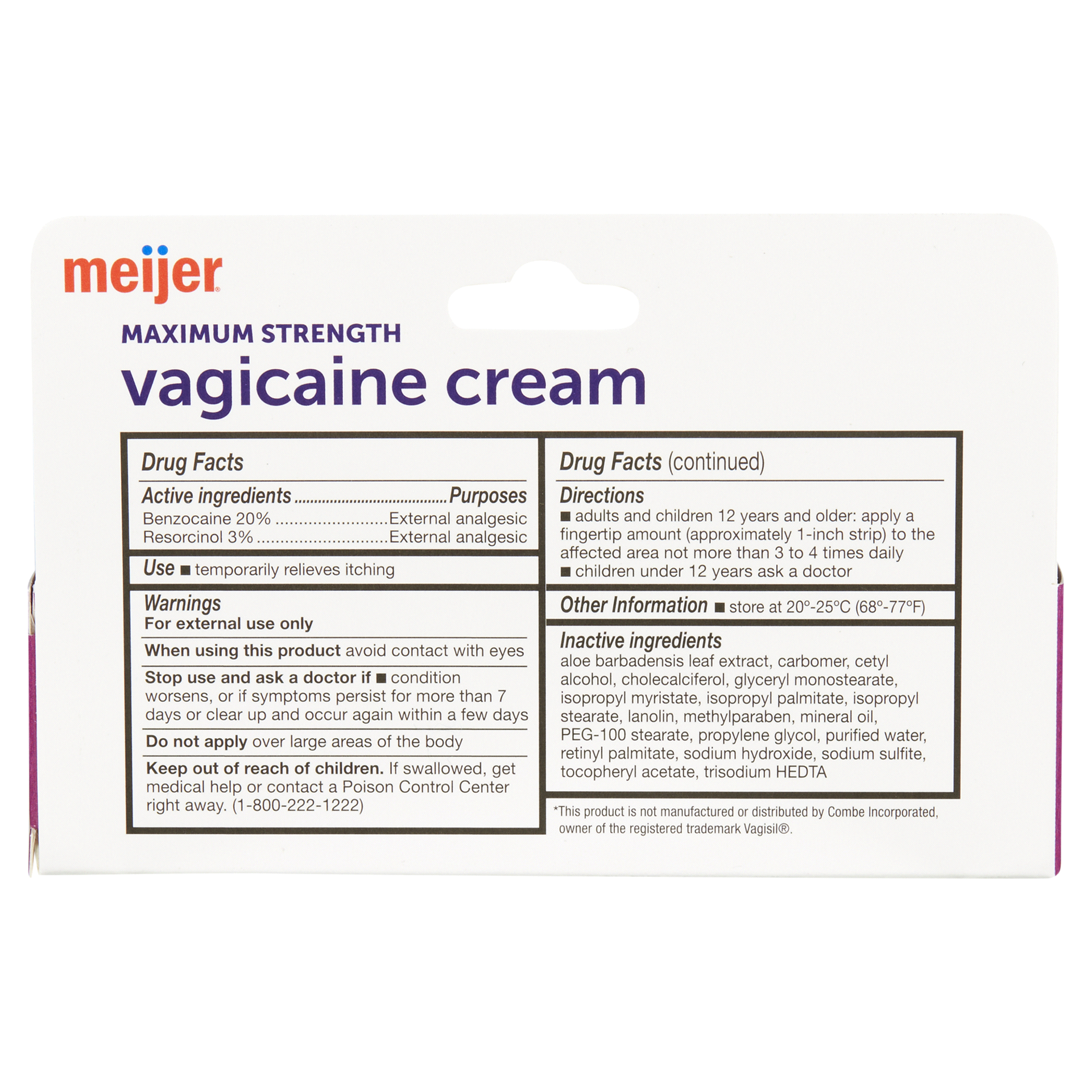 slide 23 of 29, Meijer Vagicaine Cream, 1 oz