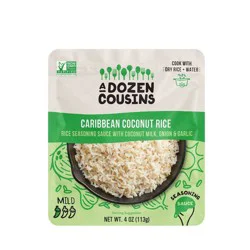 A Dozen Cousins Caribbean Coconut Rice Seasoning Sauce- 4 oz