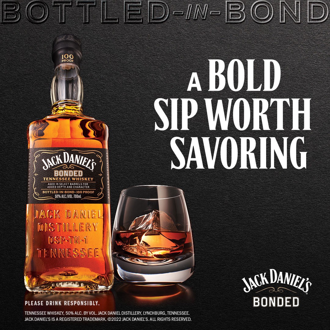 slide 3 of 5, Jack Daniel's Jack Daniel''s Bonded Tennessee Whiskey 100 Proof 1 L, 1000 ml