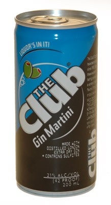 slide 1 of 1, The Club Gin Martini, 200 ml