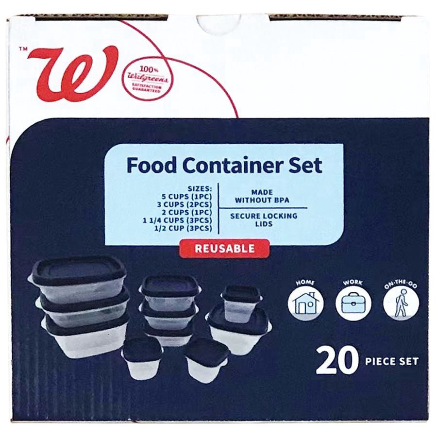 slide 1 of 1, Walgreens Food Storage Set, 1 ct