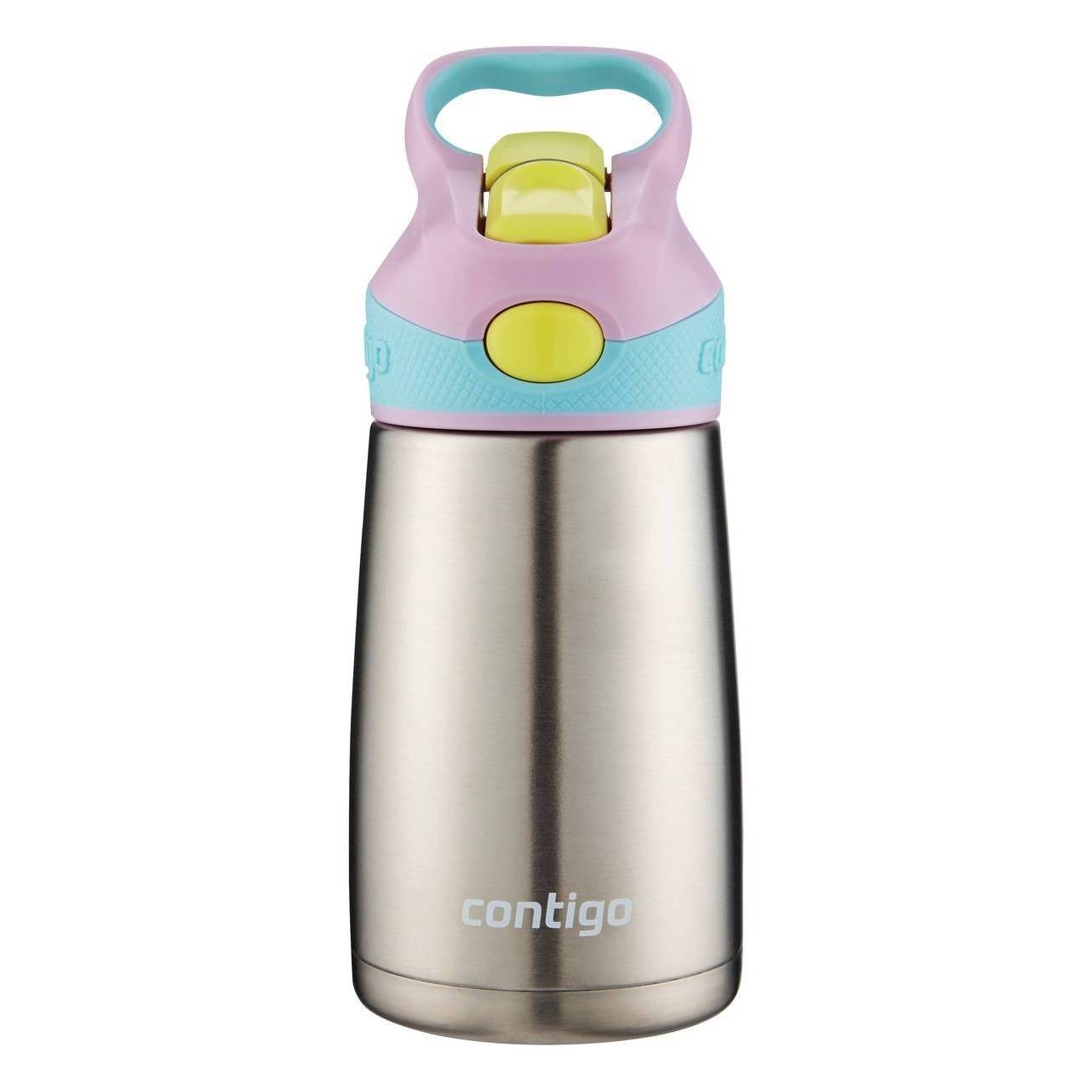 slide 1 of 4, Contigo Stainless Steel Striker Chill Water Bottle Pink, 10 oz