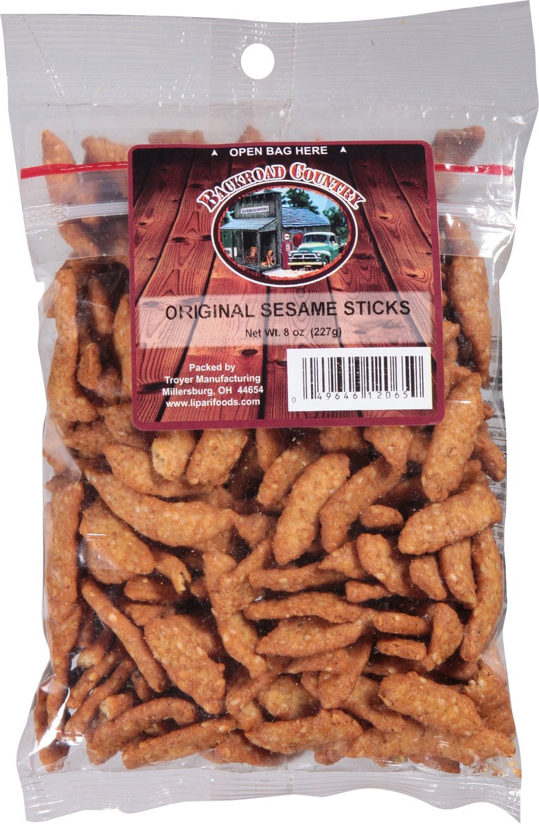 slide 12 of 14, Backroad Country Original Sesame Sticks 8 oz, 8 oz