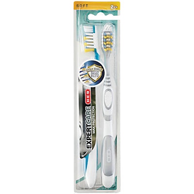 slide 1 of 1, H-E-B Expert Care Max Protection Toothbrush Soft, 2 ct