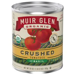 Muir Glen Organic Crushed Tomatoes With Basil, 28 oz