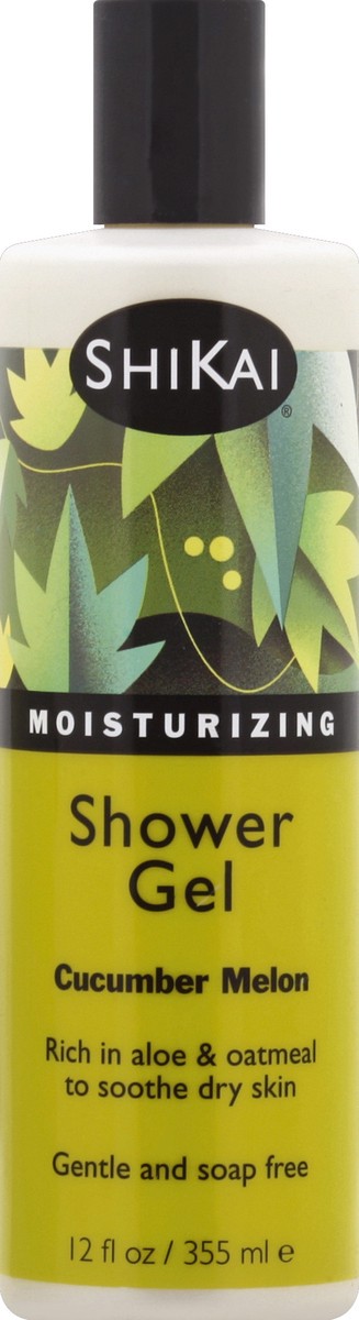 slide 2 of 3, Shikai Cucmbr Melon Shower Gel, 12 oz