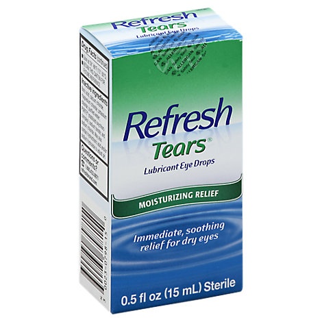 slide 1 of 1, Refresh Tears Allergan Eye Drops Lubricant -., 5 fl oz