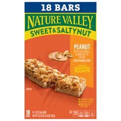 Nature Valley Granola Bars, Sweet and Salty Nut, Peanut, 18 Bars, 21.6 OZ