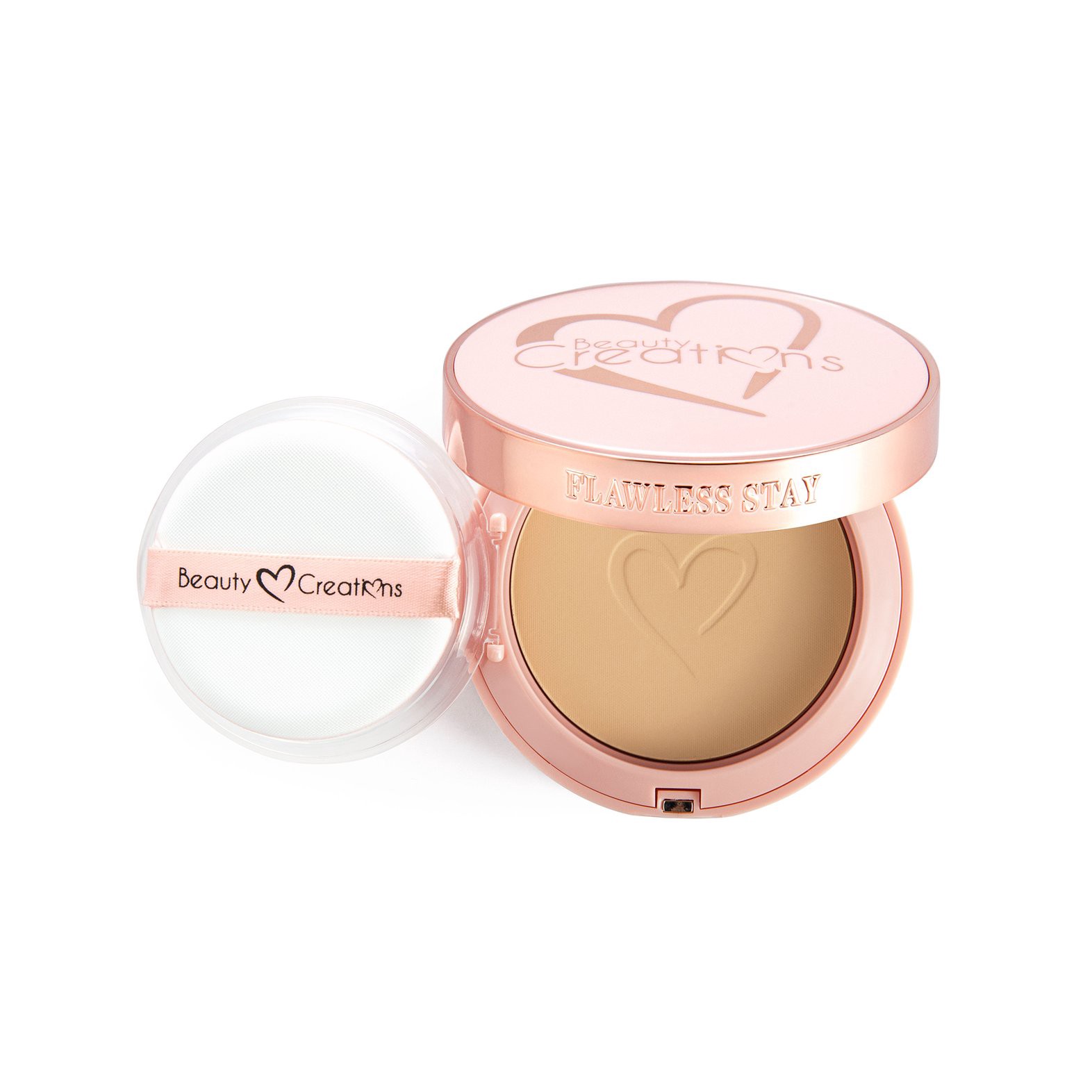 slide 1 of 1, Beauty Creations Flawless Stay Powder Foundation - FSP 6, 1 ct