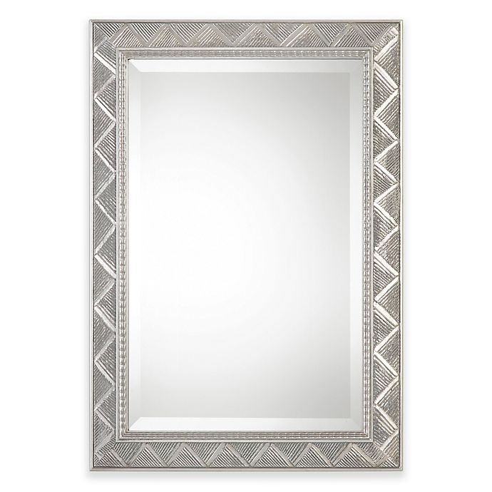 slide 1 of 2, Uttermost Ioway Wall Mirror - Silver, 24 in x 30 in