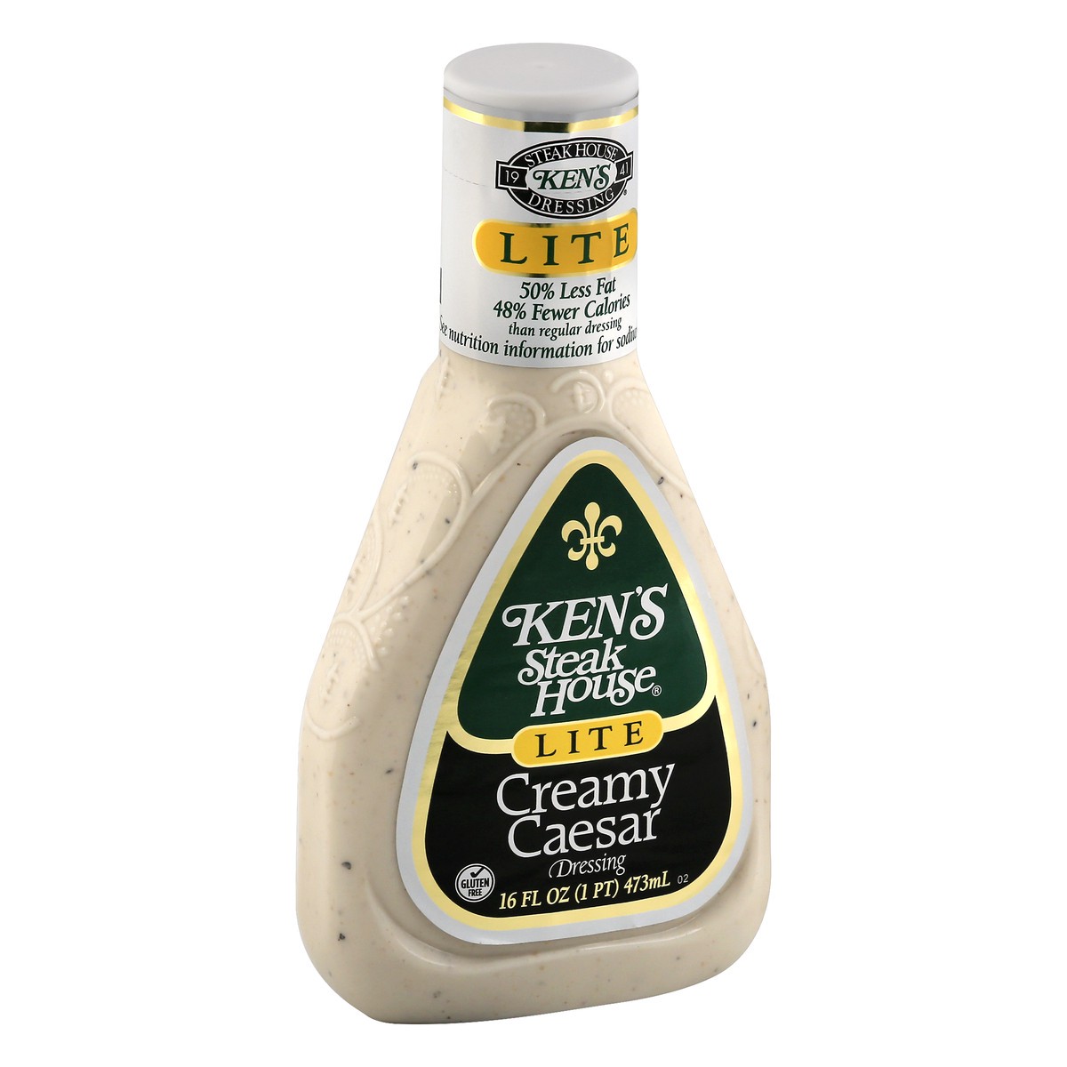 slide 4 of 12, Ken's Steak House Lite Creamy Caesar Salad Dressing 16 fl oz, 16 fl oz