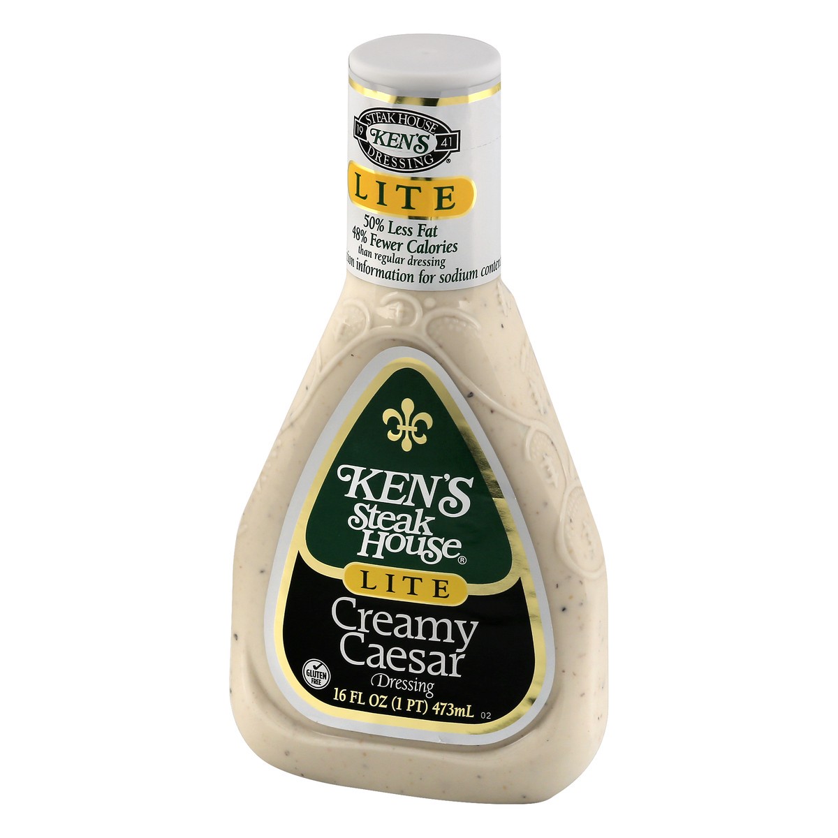 slide 10 of 12, Ken's Steak House Lite Creamy Caesar Salad Dressing 16 fl oz, 16 fl oz