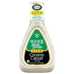 Ken's Steak House Lite Creamy Caesar Salad Dressing 16 fl oz