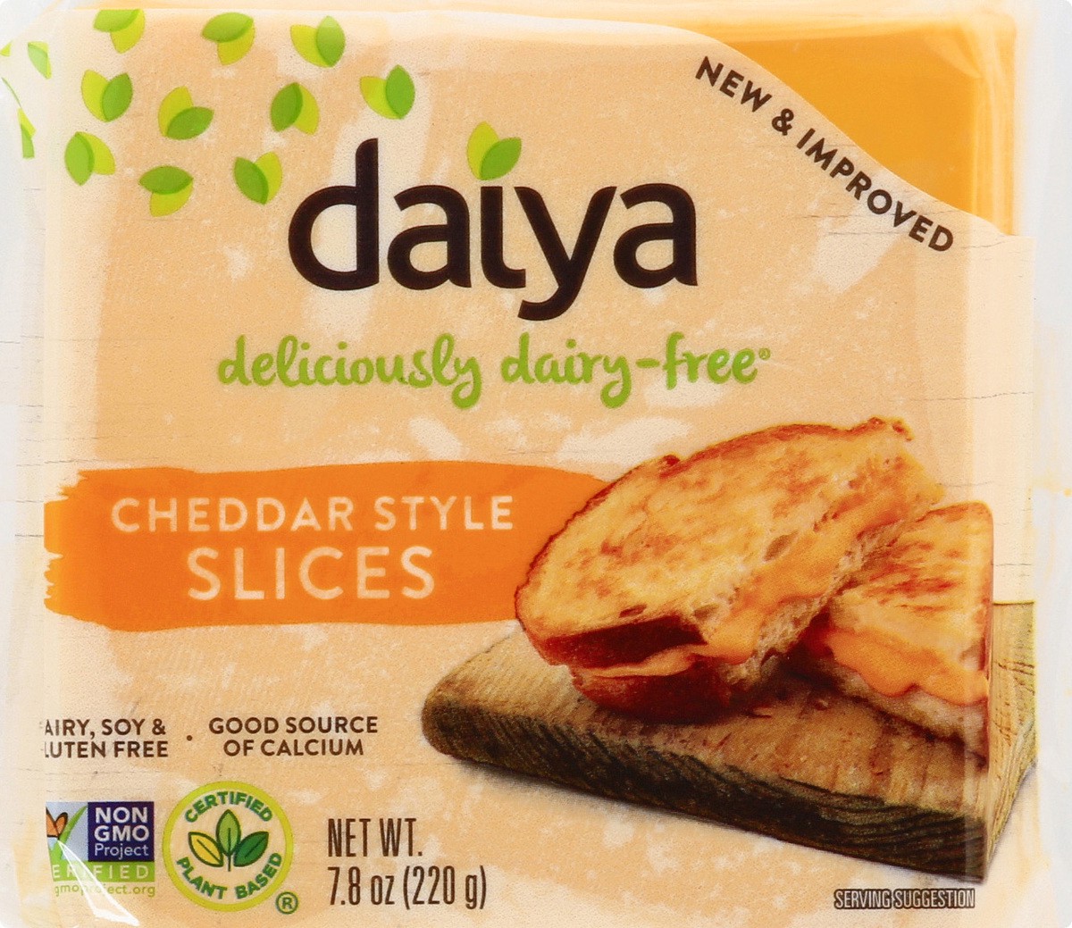 slide 2 of 9, Daiya Dairy Free Cheddar Cheese Slices - 7.8 oz, 7.8 oz