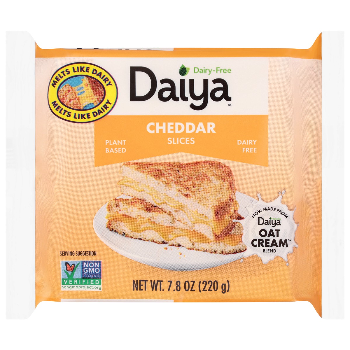 slide 1 of 9, Daiya Cheddar Cheese Slices 7.8 oz, 7.8 oz