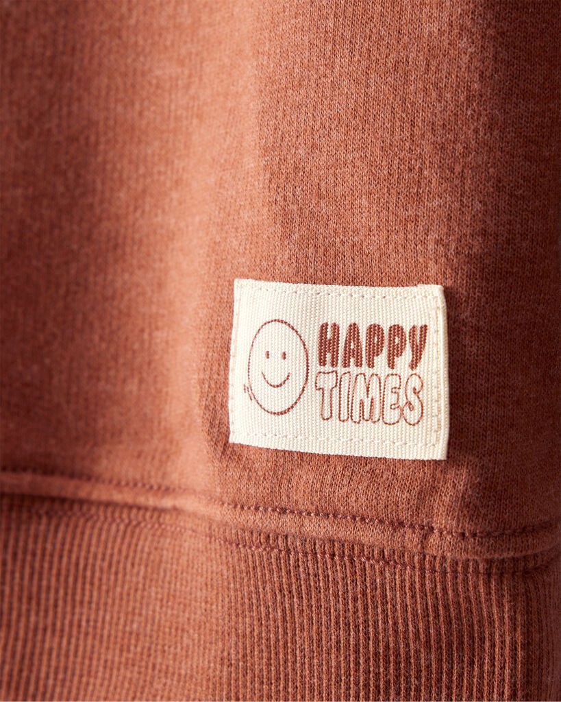 slide 2 of 3, Carter's Carters Baby Boy 2-Piece Hooded Tee & Pant Set - Rust Brown 18M, 2 pc