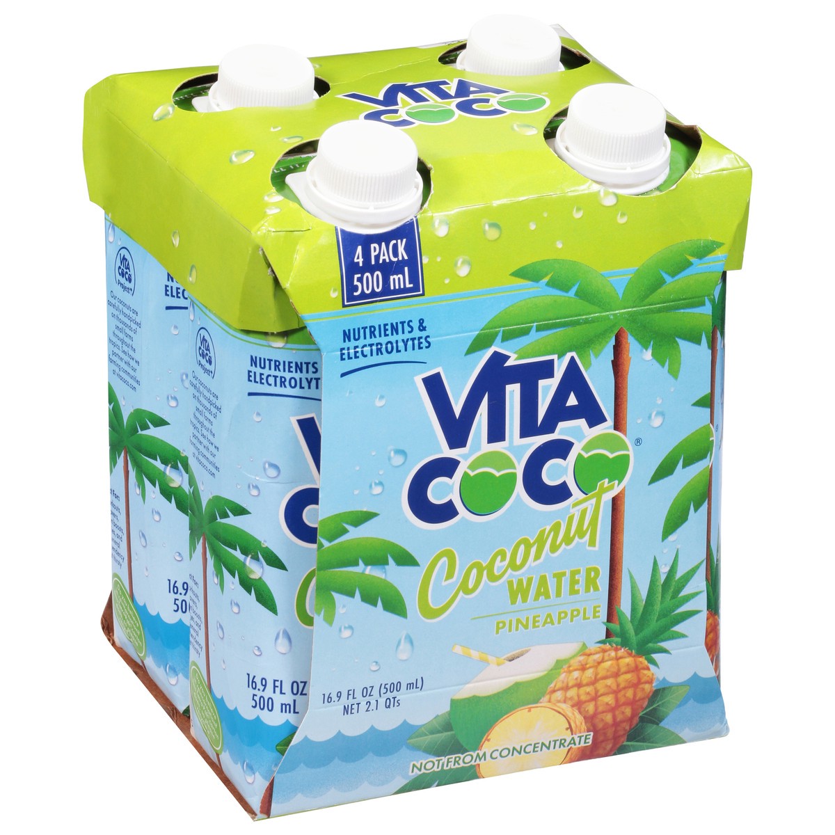 slide 2 of 9, Vita Coco Pineapple - 4 ct, 4 ct