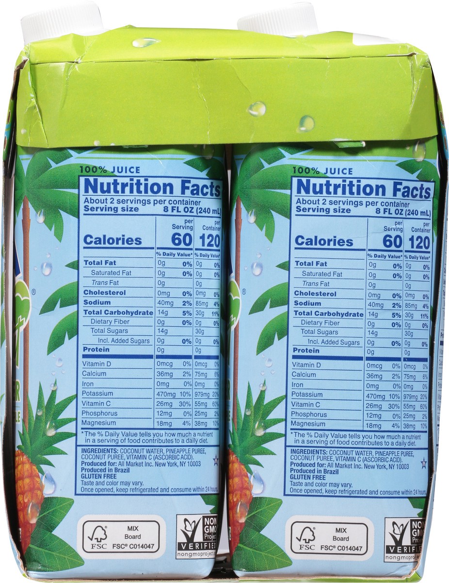 slide 6 of 9, Vita Coco Pineapple - 4 ct, 4 ct