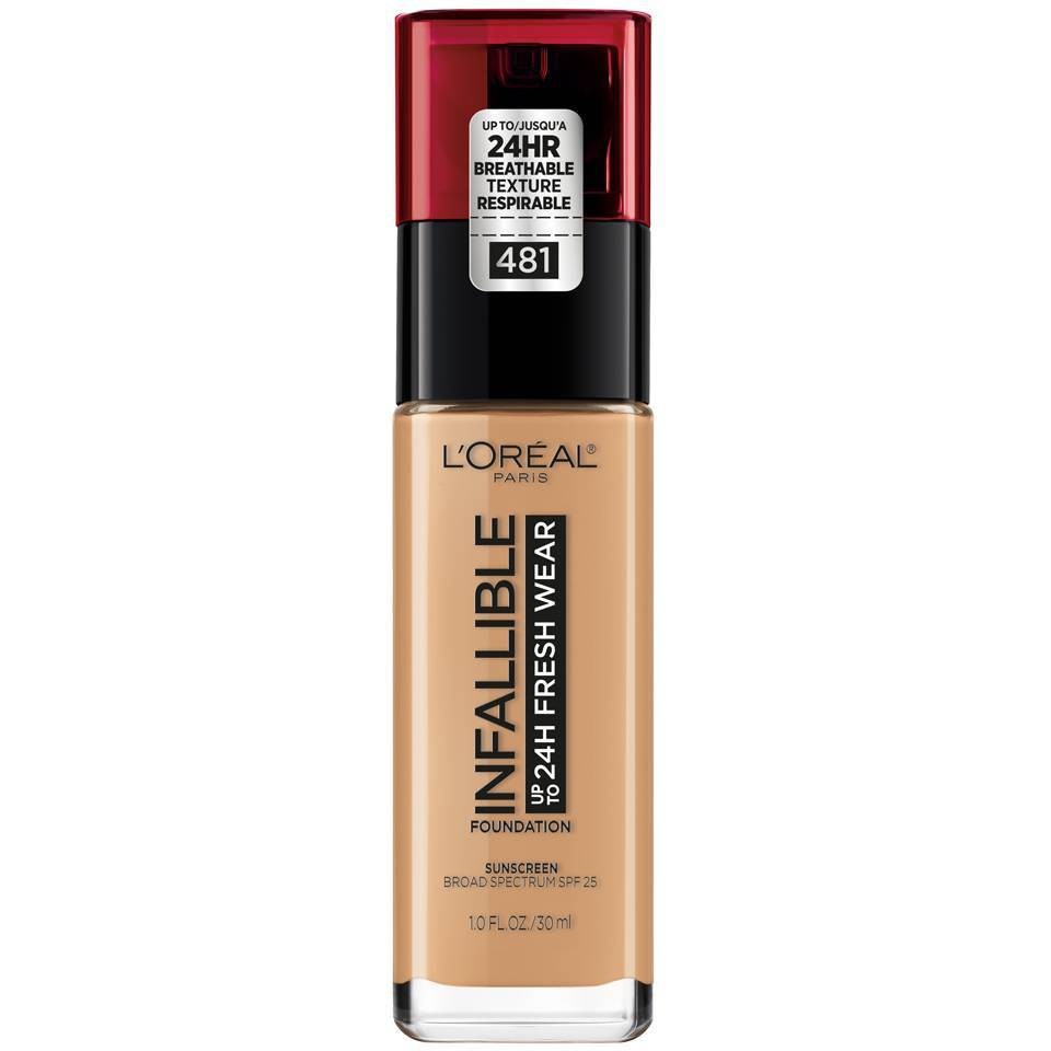 slide 1 of 1, L'Oréal Infallible 24 Hour Fresh Wear Foundation, Lightweight, Cool Sand, 1 oz