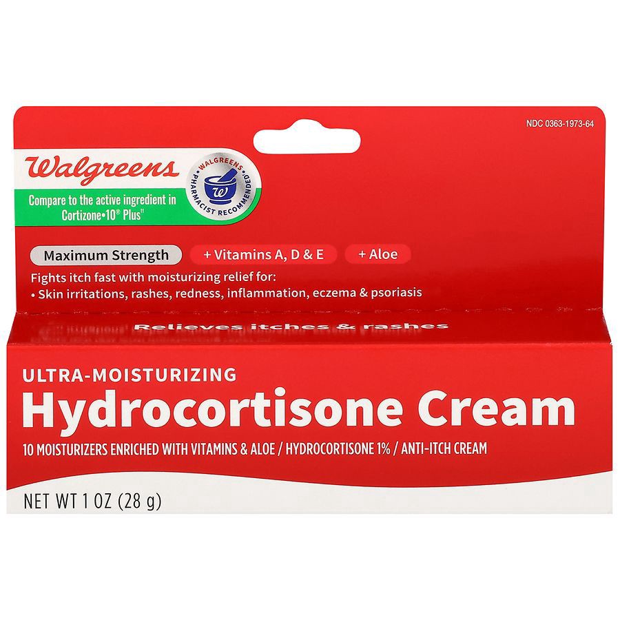 slide 1 of 5, Walgreens Ultra-Moisturizing Hydrocortisone Cream, 1 oz