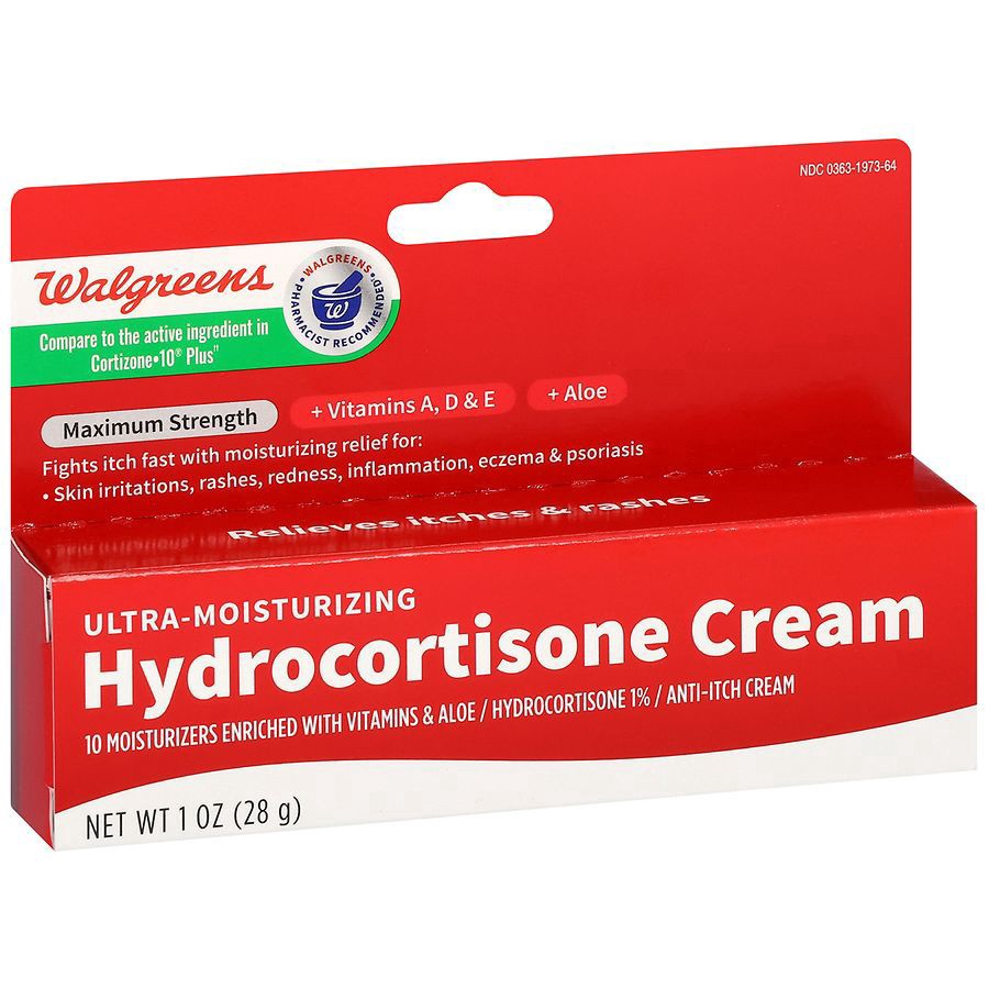 slide 4 of 5, Walgreens Ultra-Moisturizing Hydrocortisone Cream, 1 oz