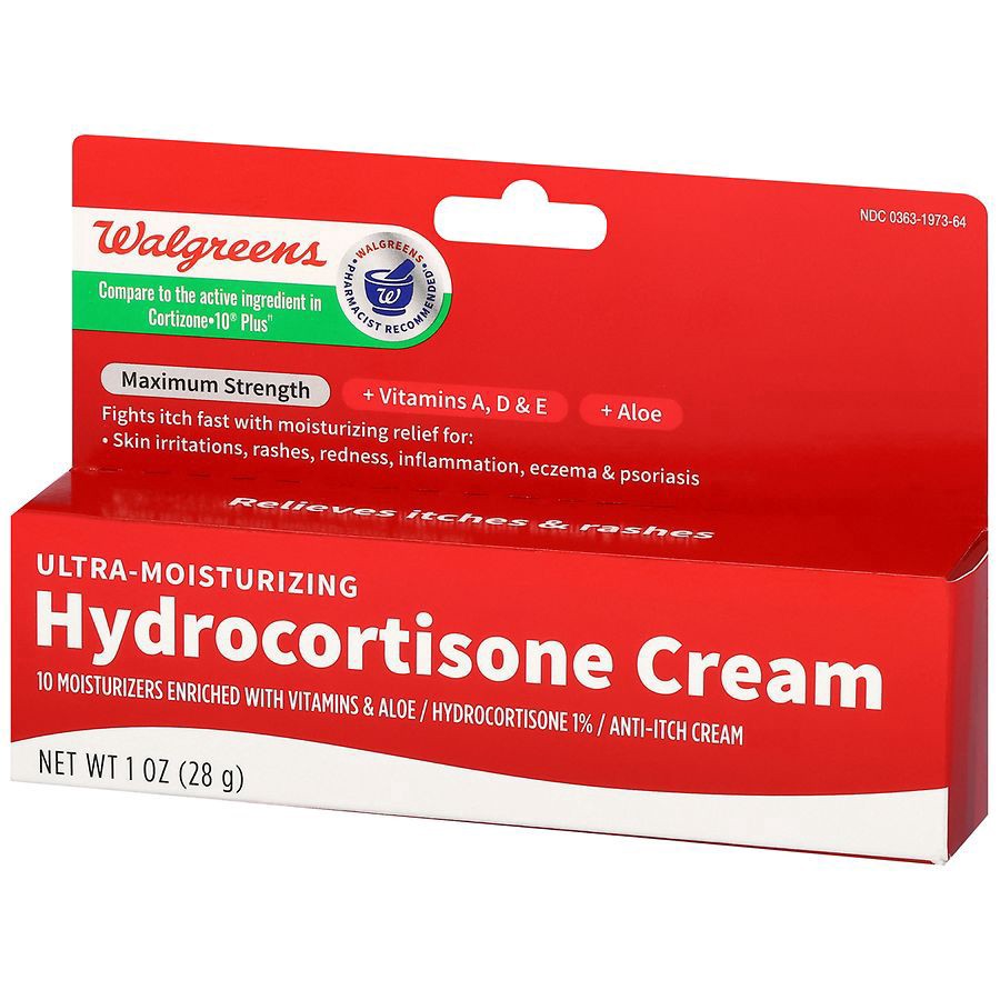 slide 2 of 5, Walgreens Ultra-Moisturizing Hydrocortisone Cream, 1 oz