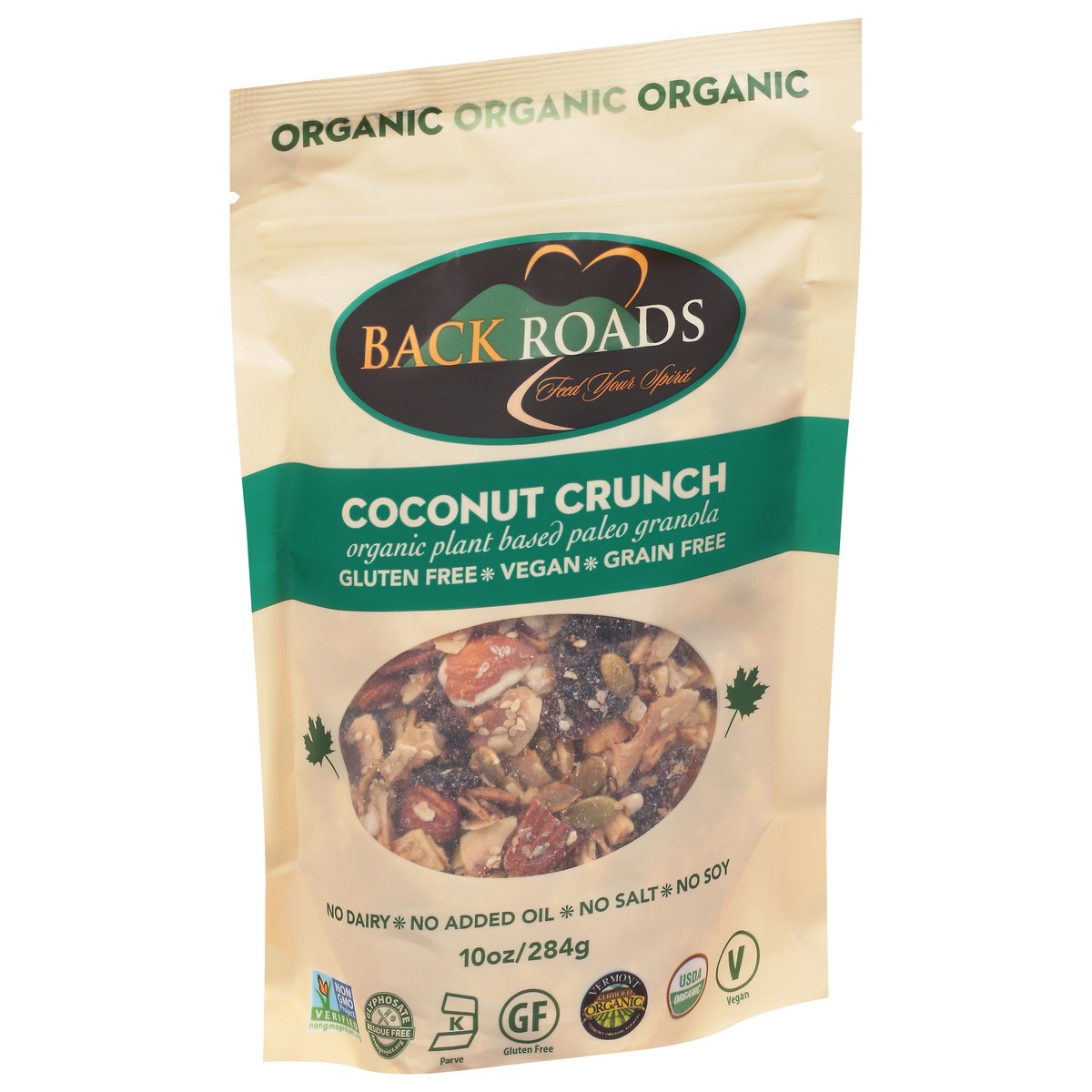 slide 4 of 9, Back Roads Organic Coconut Crunch Granola 10 oz, 10 oz