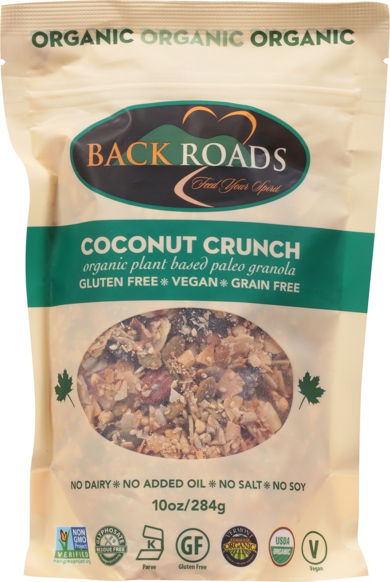 slide 9 of 9, Back Roads Organic Coconut Crunch Granola 10 oz, 10 oz
