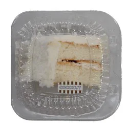 Weis Quality White Coconut Cake Wedge