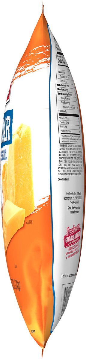 slide 2 of 7, Herr's Ridged Cheddar & Sour Cream Potato Chips 8.5 oz, 8.5 oz
