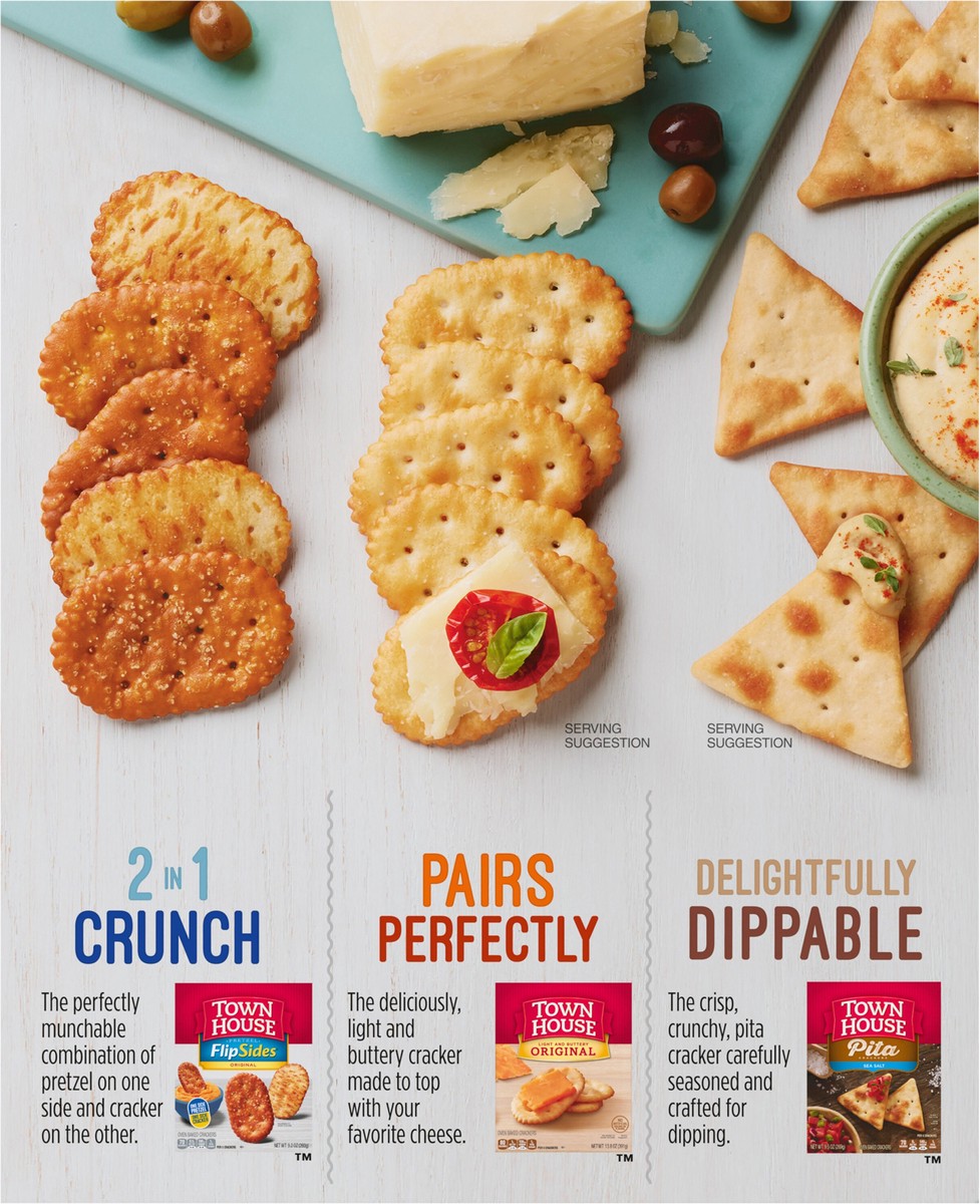 slide 12 of 13, Town House Game Day Crackers Original, 11 oz
