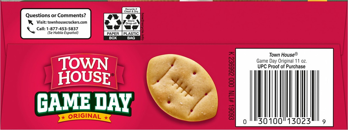 slide 13 of 13, Town House Game Day Crackers Original, 11 oz