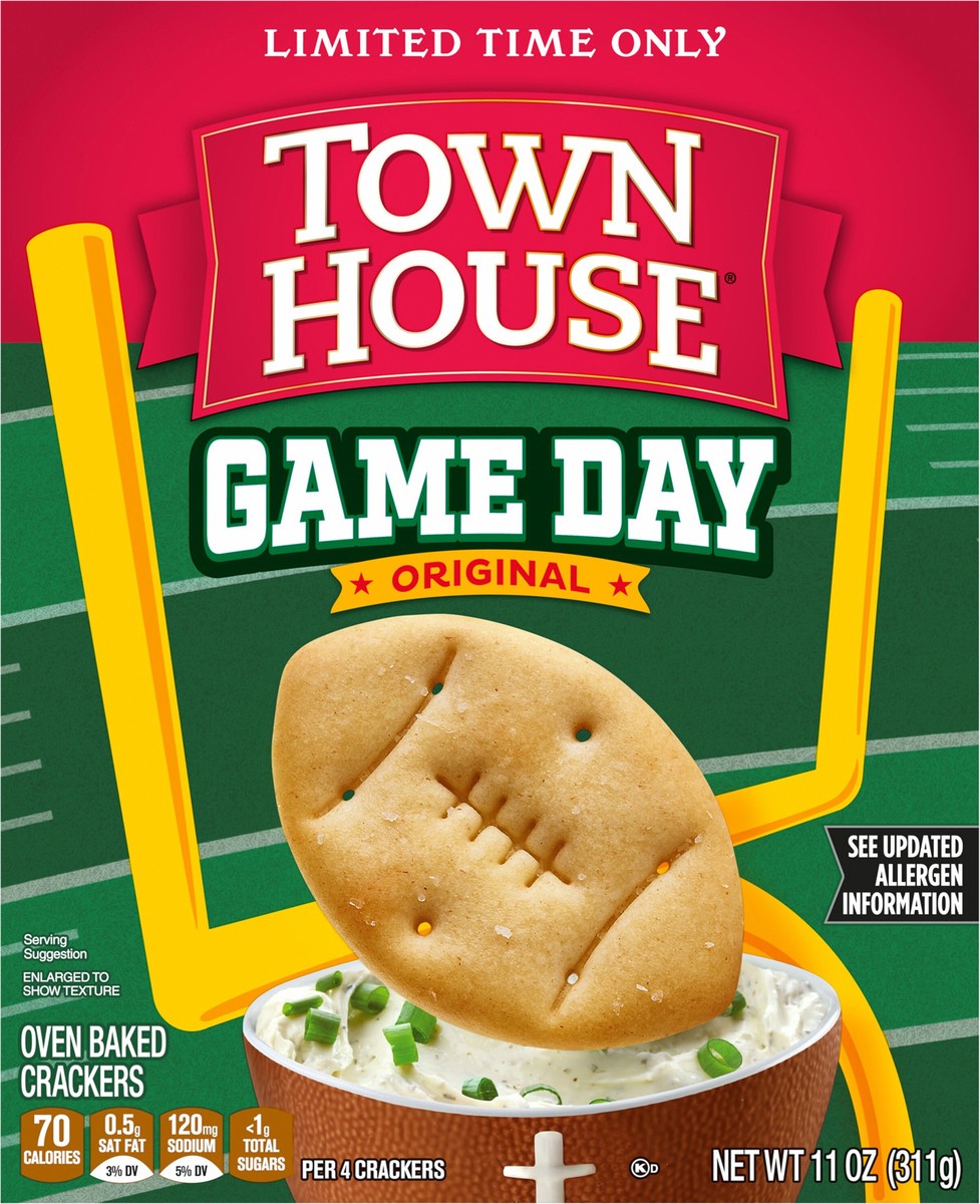 slide 9 of 13, Town House Game Day Crackers Original, 11 oz