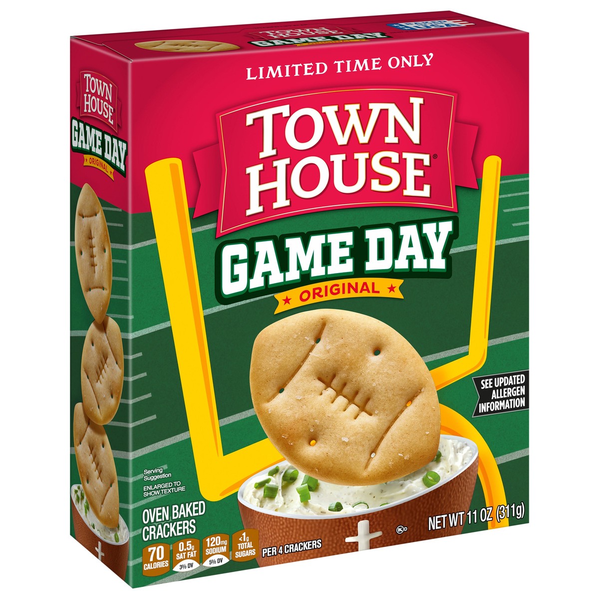 slide 6 of 13, Town House Game Day Crackers Original, 11 oz